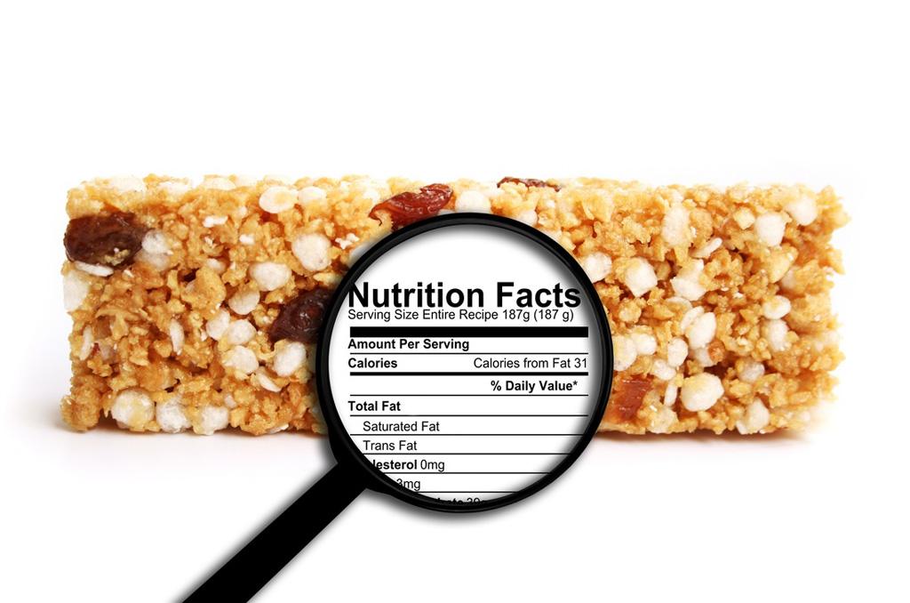 Nutrition facts image