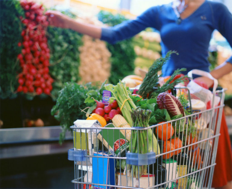 woman shopping in the store